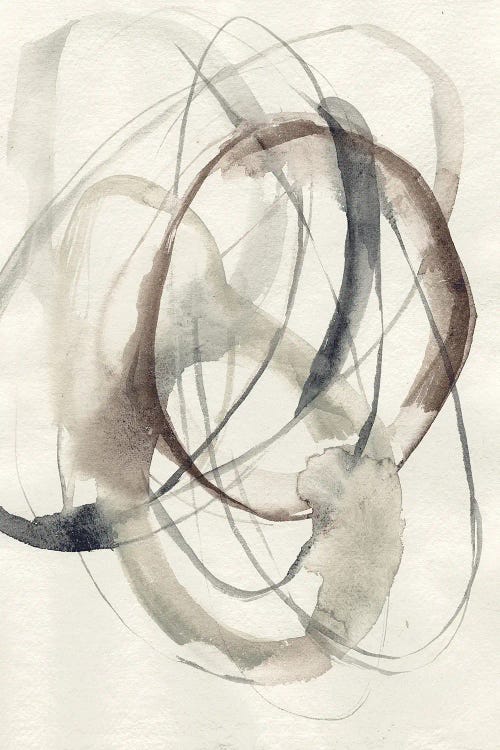 Spiral Hoops II by Jennifer Goldberger wall art