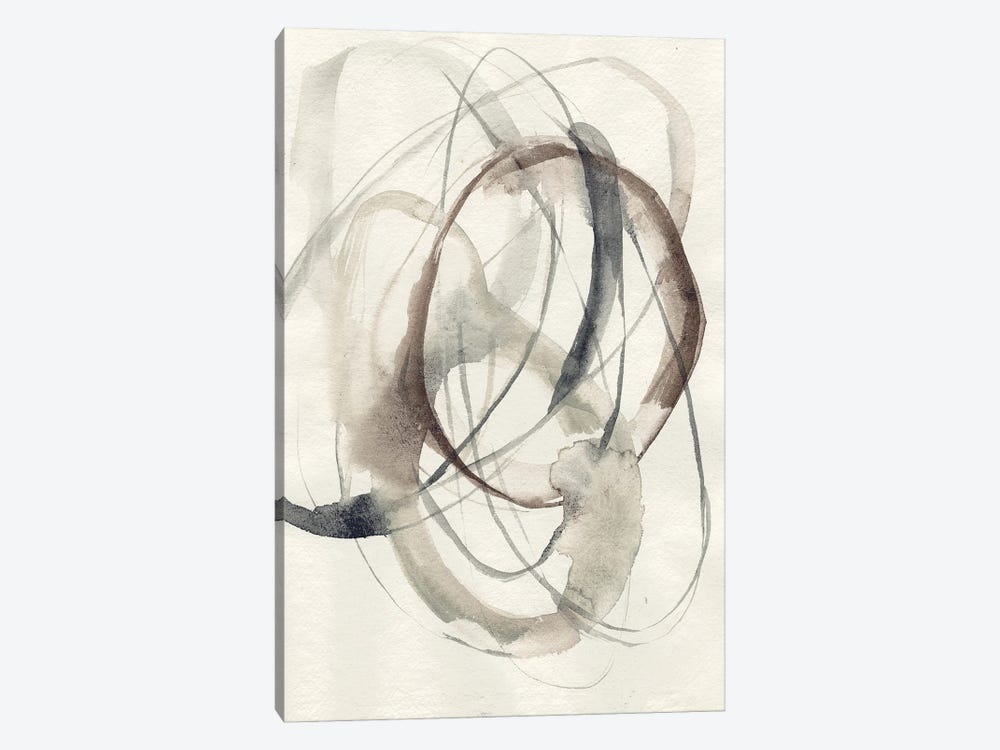 Spiral Hoops II by Jennifer Goldberger 1-piece Canvas Wall Art