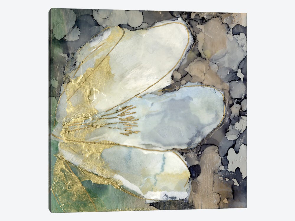 Abstracted Lily II by Jennifer Goldberger 1-piece Canvas Wall Art