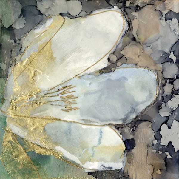 Gold: Abstracted Lily II by Jennifer Goldberger