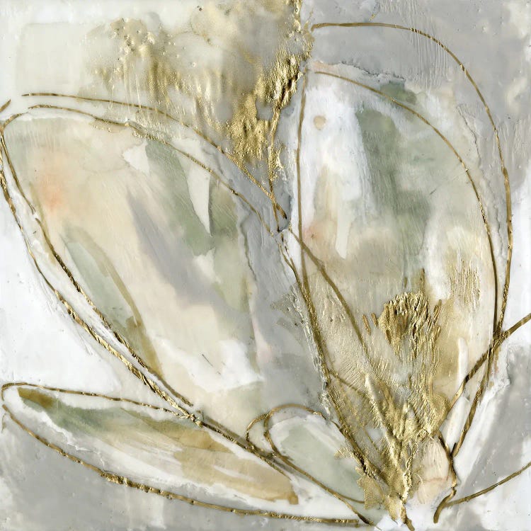 Blooming Gold II by Jennifer Goldberger wall art