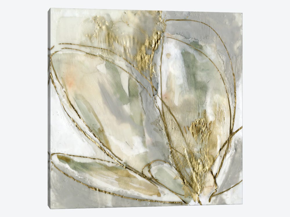 Blooming Gold II by Jennifer Goldberger 1-piece Canvas Wall Art