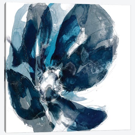 Blue Exclusion II Canvas Print #JGO1224} by Jennifer Goldberger Canvas Wall Art