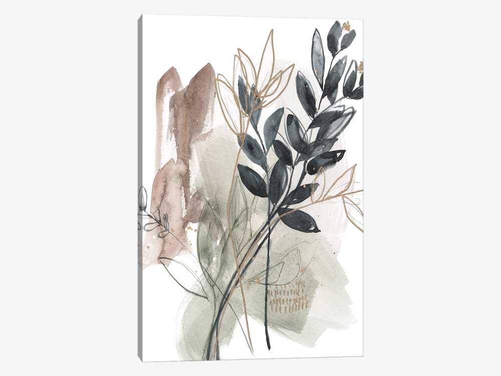 Bundled Leaves I by Jennifer Goldberger 1-piece Canvas Art Print