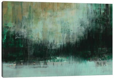Emerald Grotto II Canvas Art Print - Green with Envy