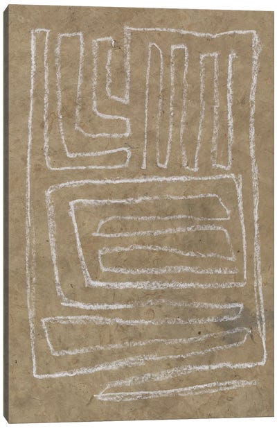 The Runes II Canvas Art Print - Japandi