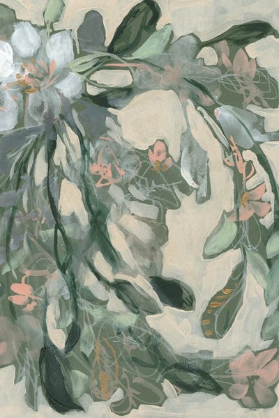 Cascading Bouquet I by Jennifer Goldberger art print