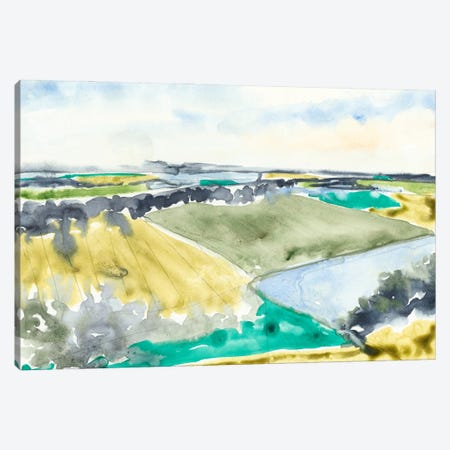 Watercolor Field II Canvas Print #JGO133} by Jennifer Goldberger Canvas Print
