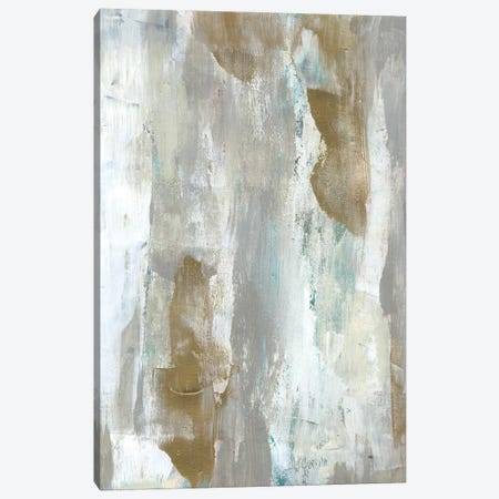 Textured Neutrals & Gold I Canvas Print #JGO1352} by Jennifer Goldberger Canvas Print