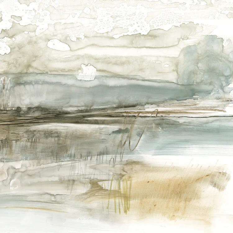 Stark Neutral Landscape I by Jennifer Goldberger wall art
