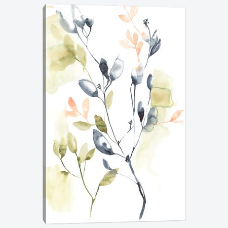 Sweet Leaves I Canvas Print #JGO1405} by Jennifer Goldberger Canvas Artwork