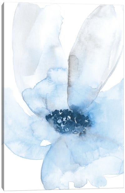 Cobalt Flower I Canvas Art Print - Jennifer Goldberger