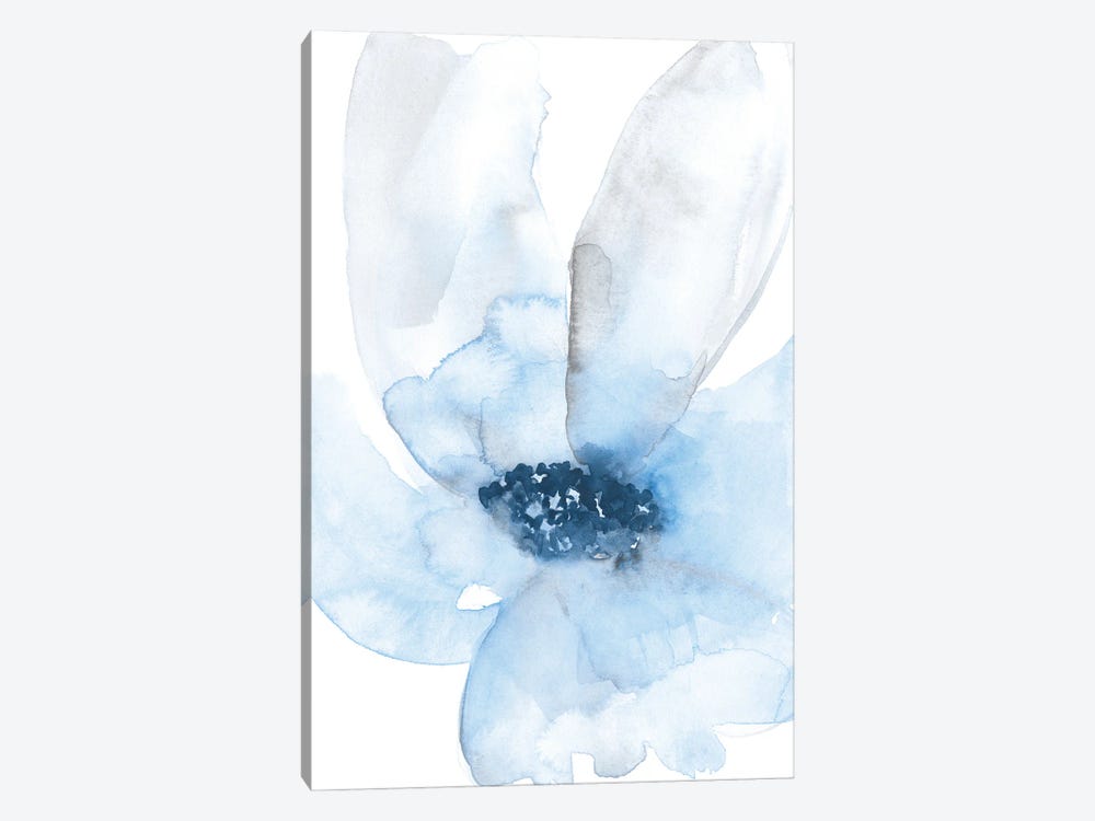 Cobalt Flower I by Jennifer Goldberger 1-piece Canvas Art