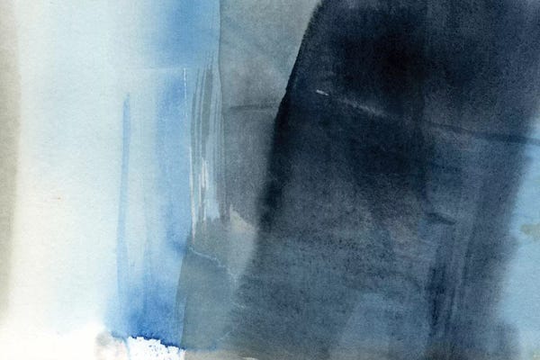 World Art Group: Blue On Grey II by Jennifer Goldberger