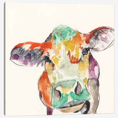 Hi-Fi Farm Animals II Canvas Print #JGO173} by Jennifer Goldberger Art Print