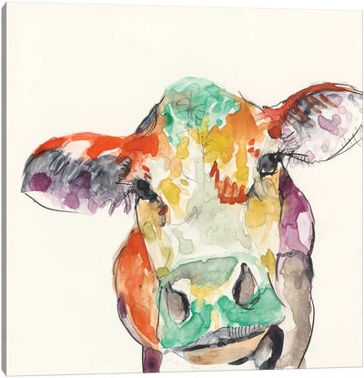 Hi-Fi Farm Animals II Canvas Art Print - Jennifer Goldberger