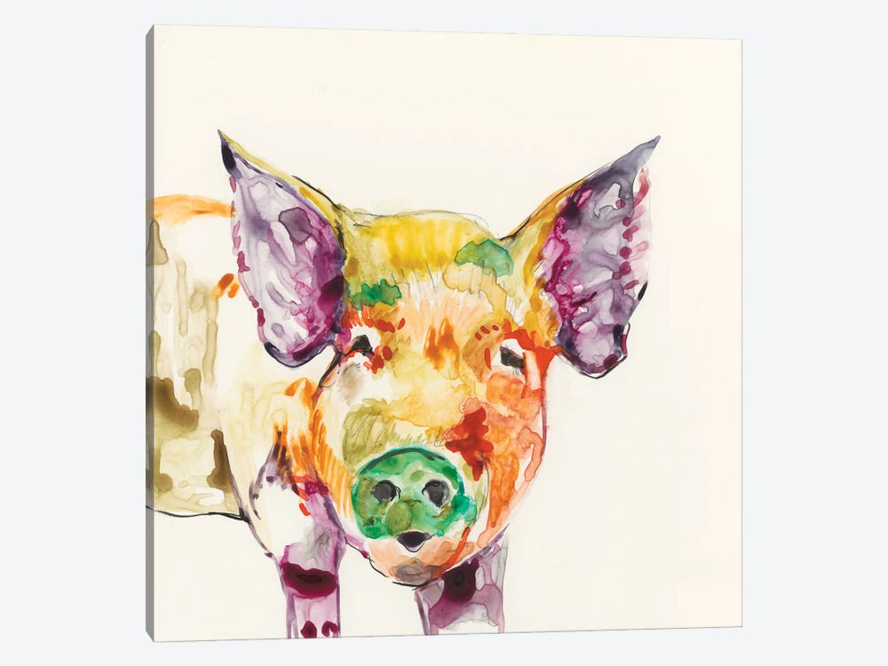 Hi-Fi Farm Animals III 1-piece Canvas Artwork