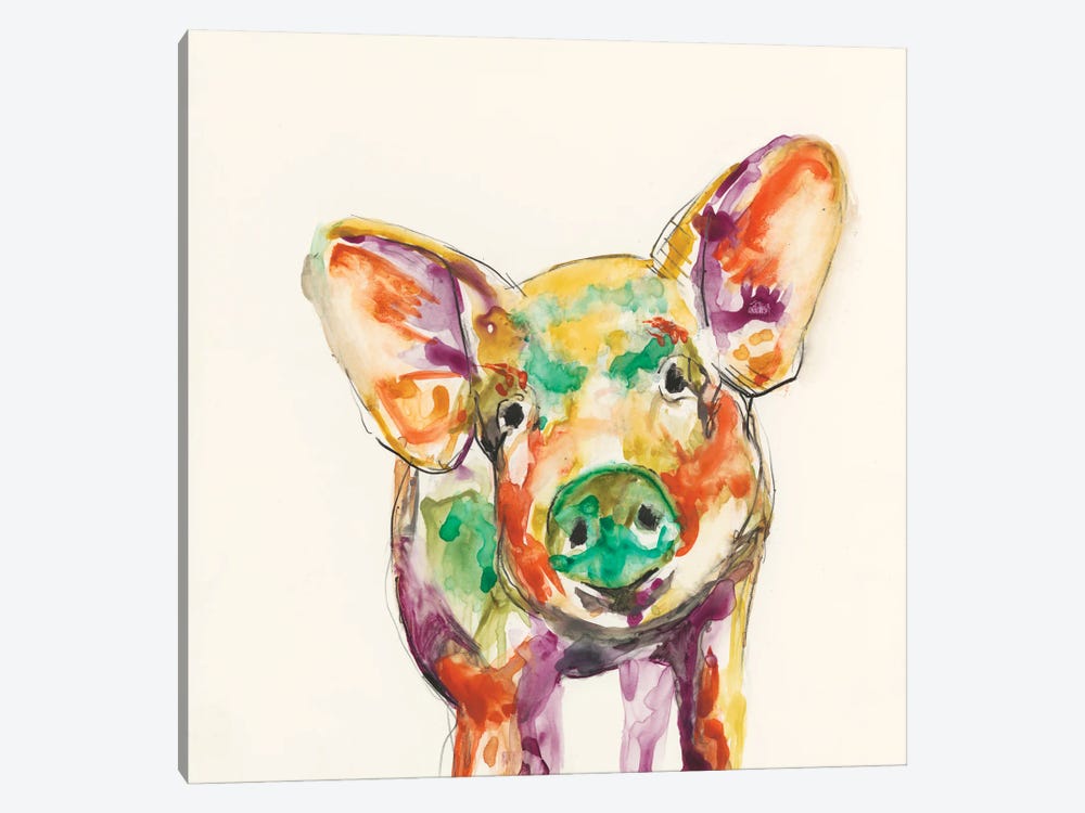 Hi-Fi Farm Animals IV 1-piece Art Print