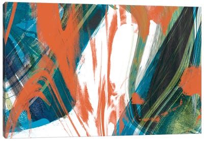 Marbled Abstraction II Canvas Art Print - Jennifer Goldberger