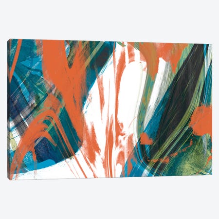Marbled Abstraction II Canvas Print #JGO186} by Jennifer Goldberger Canvas Print