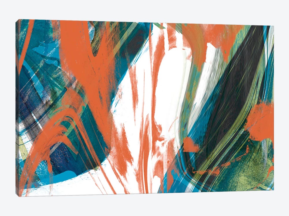 Marbled Abstraction II by Jennifer Goldberger 1-piece Canvas Art Print