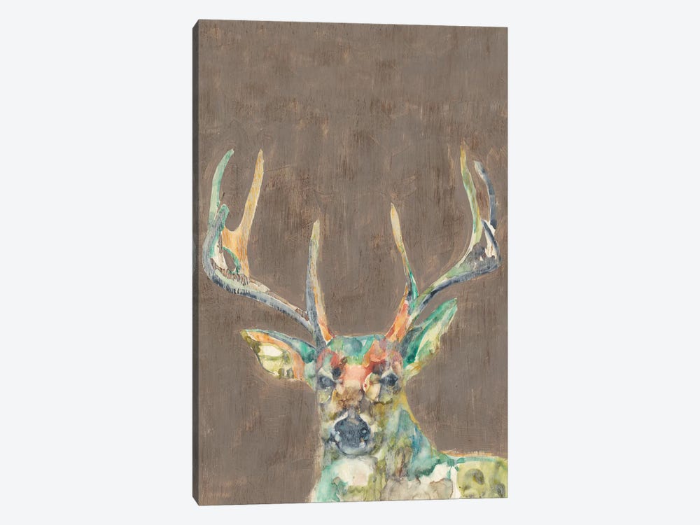 Rustic Wildlife I by Jennifer Goldberger 1-piece Canvas Art Print