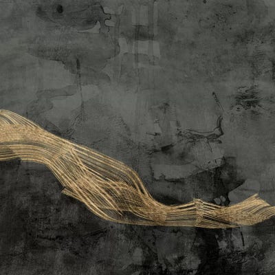 Woven Matrix III by Jennifer Goldberger framed canvas print