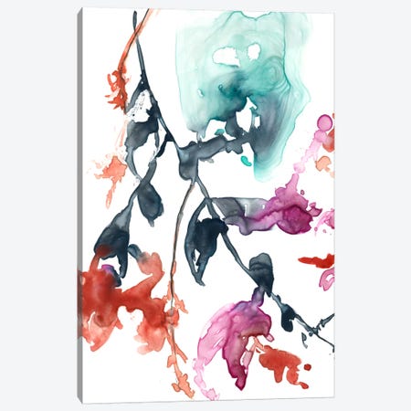 Hanging Fuchsia I Canvas Print #JGO260} by Jennifer Goldberger Art Print