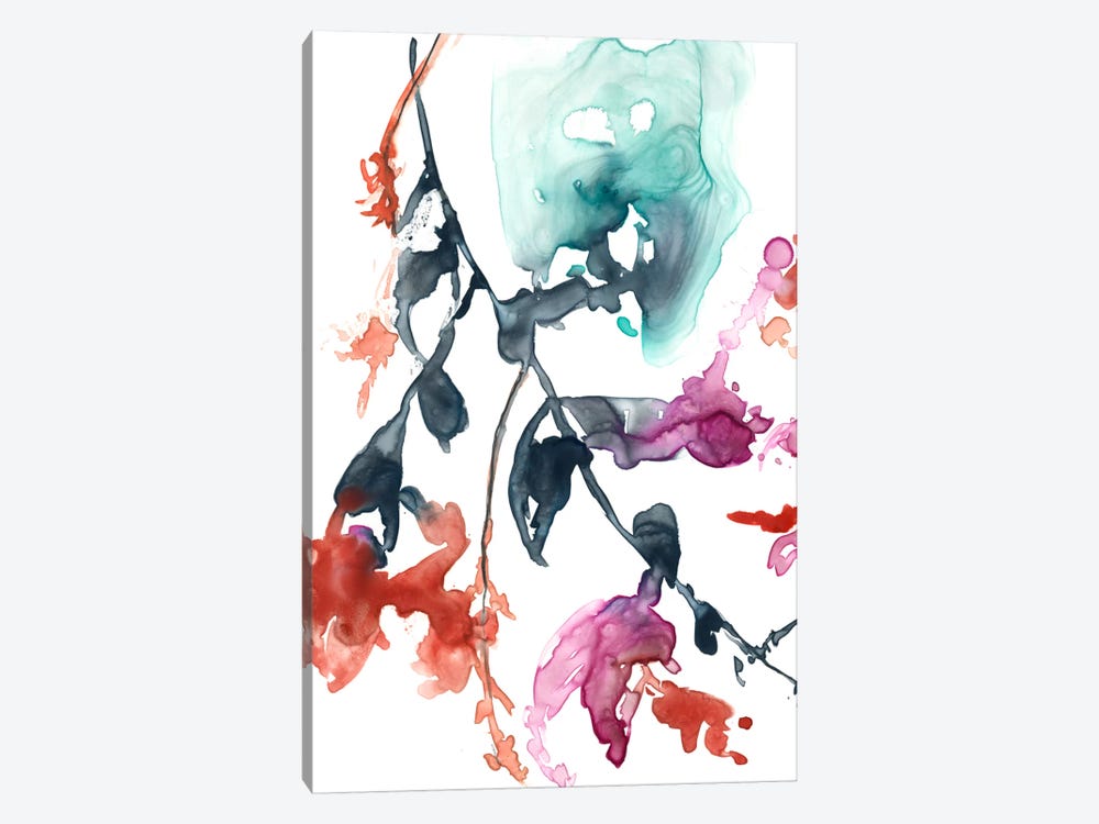 Hanging Fuchsia I by Jennifer Goldberger 1-piece Art Print