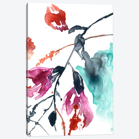 Hanging Fuchsia II Canvas Print #JGO261} by Jennifer Goldberger Art Print