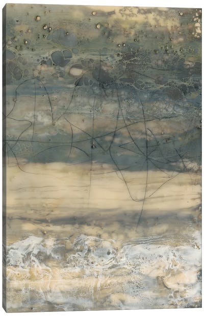 Earthen Lines II Canvas Art Print - Transitional Décor