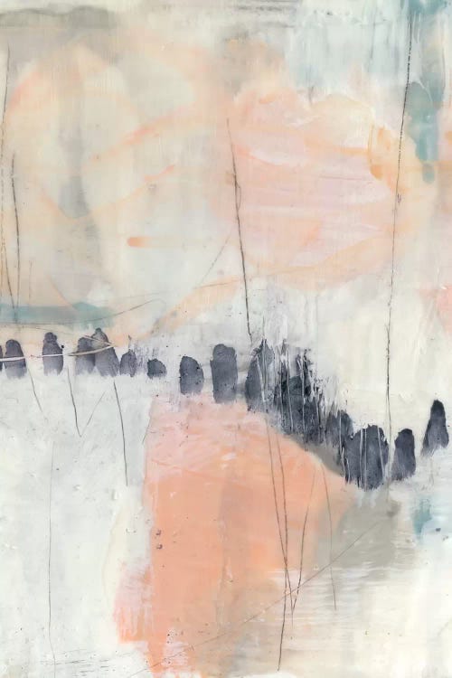Blush & Navy I by Jennifer Goldberger wall art