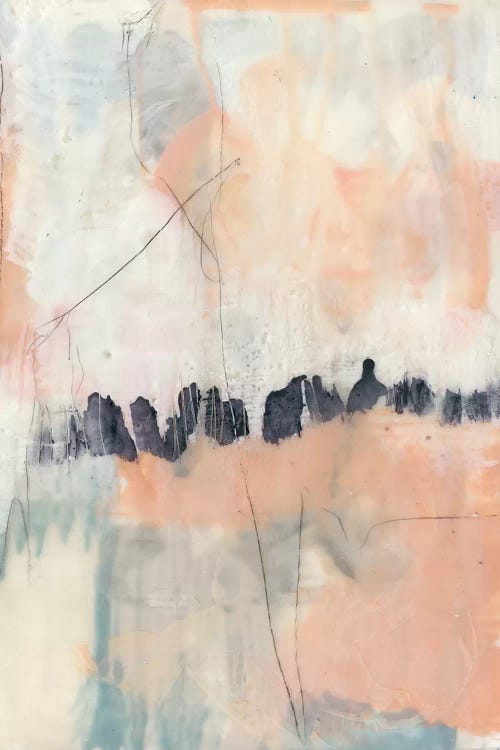 Blush & Navy II by Jennifer Goldberger wall art