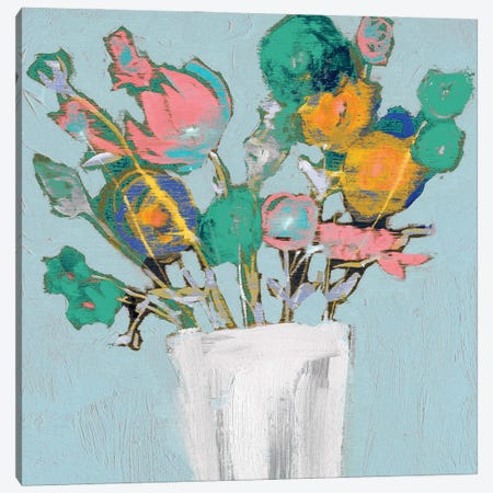 Fun Bouquet I Canvas Print #JGO378} by Jennifer Goldberger Canvas Print