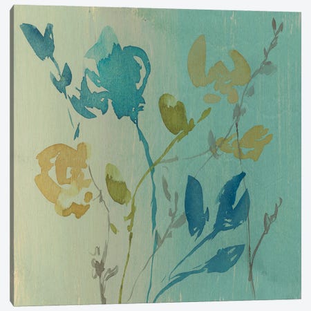 Spa & Sage Bouquet I Canvas Print #JGO443} by Jennifer Goldberger Canvas Art Print
