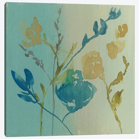 Spa & Sage Bouquet II Canvas Print #JGO444} by Jennifer Goldberger Canvas Art
