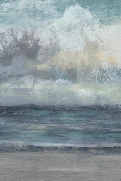 Large Coastal Art - Canvas Prints: Beach Rise II by Jennifer Goldberger