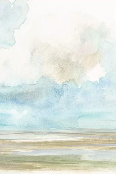 Clouds Over The Marsh II by Jennifer Goldberger framed canvas print