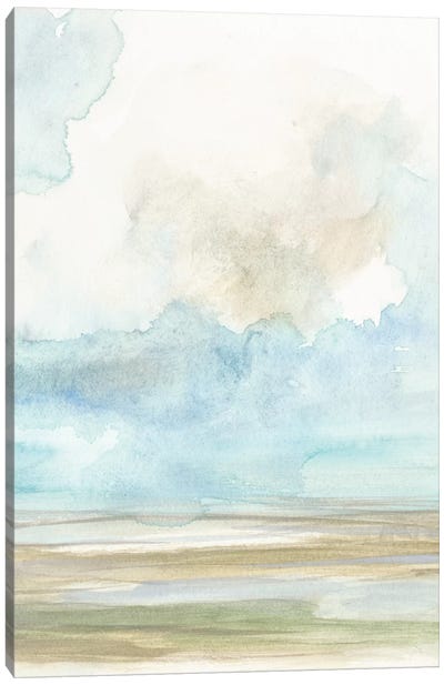 Clouds Over The Marsh II Canvas Art Print - Jennifer Goldberger