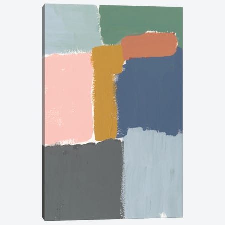 Muted Color Block II Canvas Print #JGO505} by Jennifer Goldberger Canvas Art Print