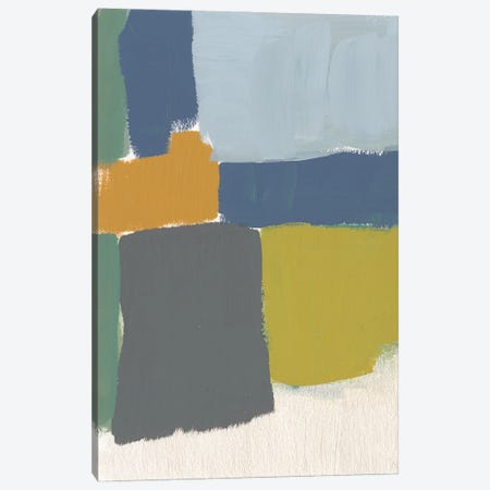 Muted Color Block VI Canvas Print #JGO509} by Jennifer Goldberger Canvas Artwork