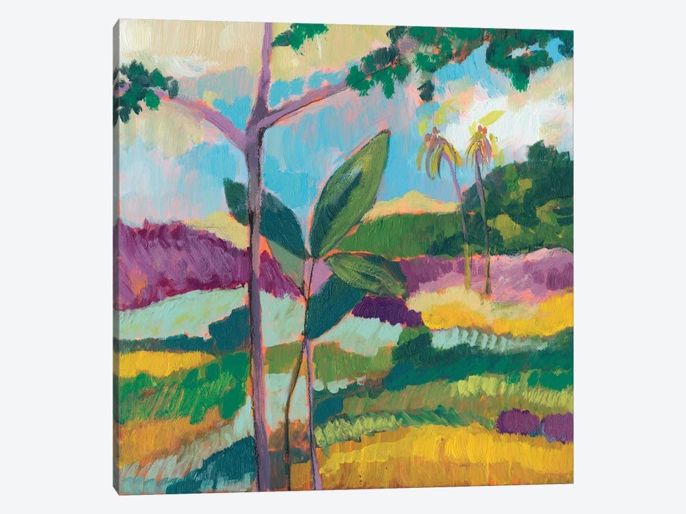 Ode To Gauguin III by Jennifer Goldberger 1-piece Canvas Art Print