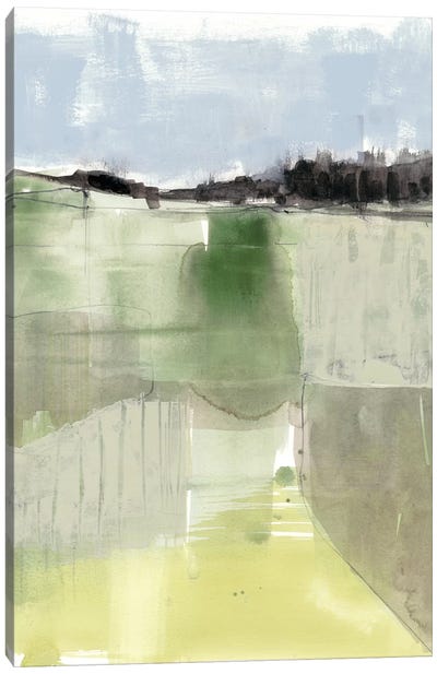 Sage Field I Canvas Art Print - Jennifer Goldberger