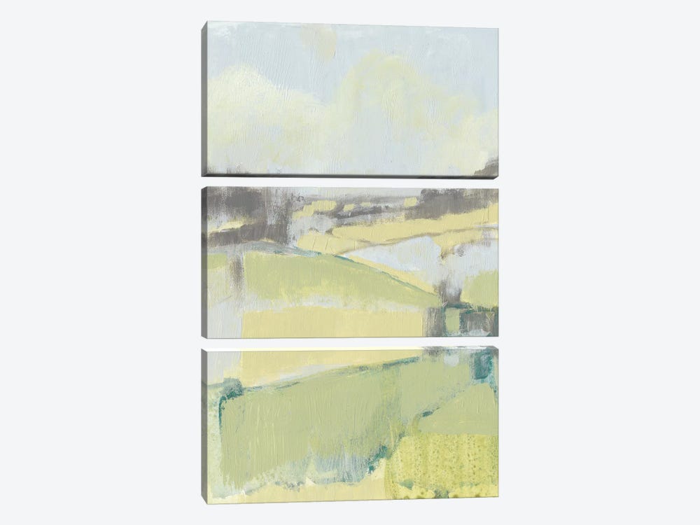 Sweet Fields I by Jennifer Goldberger 3-piece Canvas Print