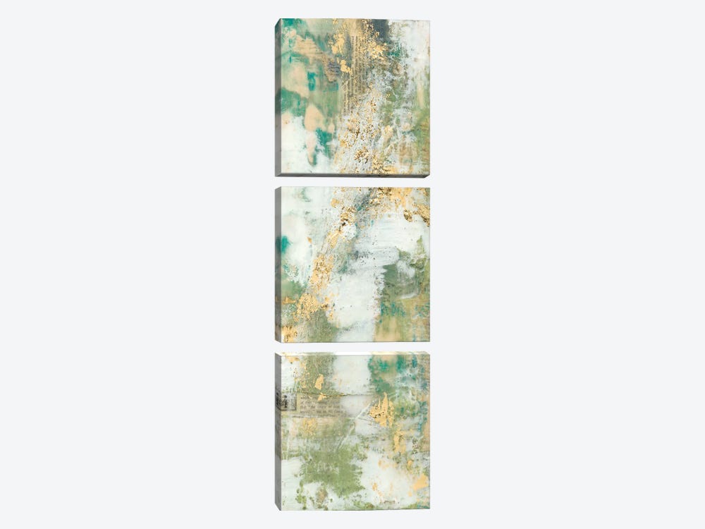 Aural Flow II by Jennifer Goldberger 3-piece Canvas Art Print