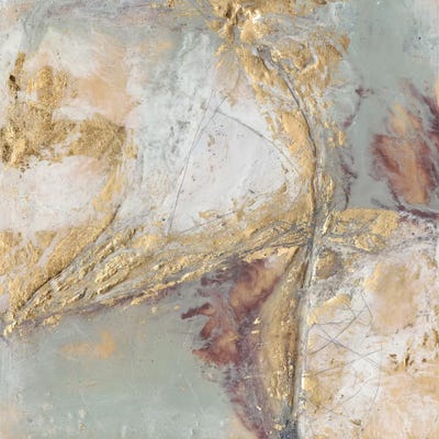 Gilded Circuit I by Jennifer Goldberger multi panel art