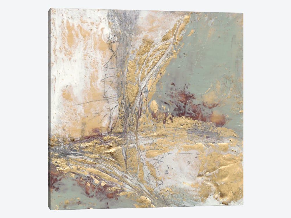 Gilded Circuit II by Jennifer Goldberger 1-piece Canvas Print