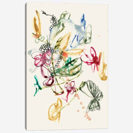 Scribble Arrangement I Canvas Print #JGO607} by Jennifer Goldberger Canvas Wall Art