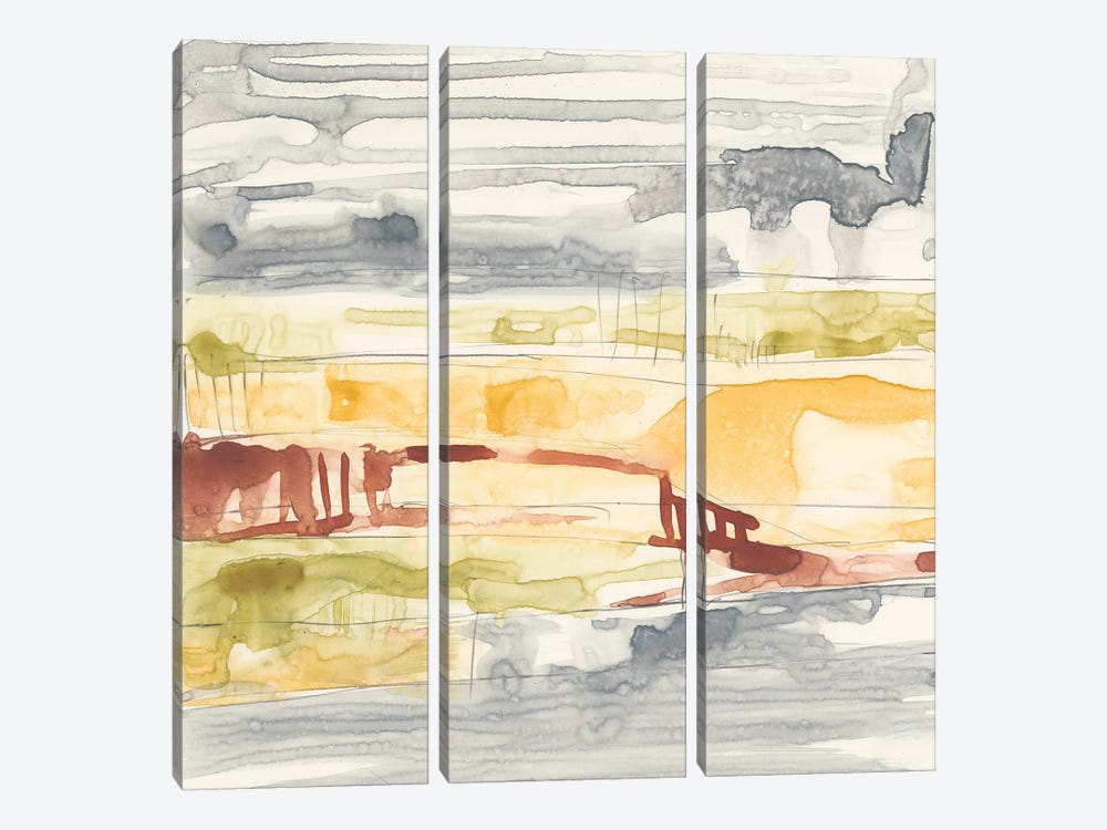 Tiered Layers I 3-piece Art Print