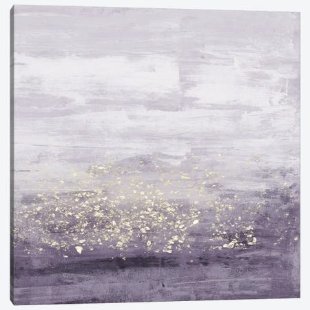 Amethyst Glitter I Canvas Print #JGO627} by Jennifer Goldberger Canvas Art